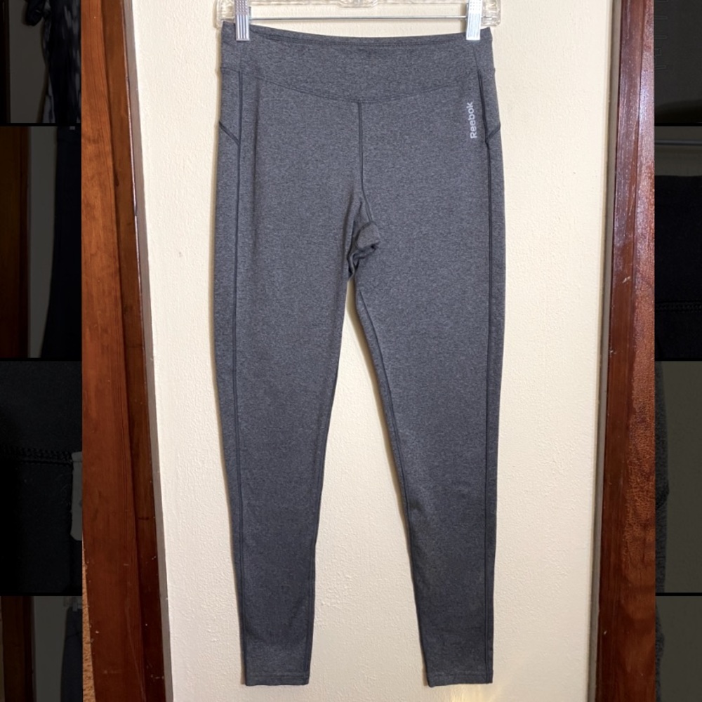 Dark Gray Reebok Workout Leggings
